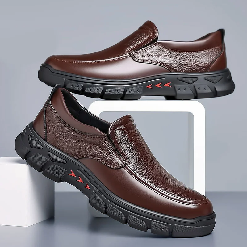 

Туфли мужские кожаные деловые, удобные дизайнерские кроссовки, натуральная кожа, лоферы, Мокасины, обувь для инструментов, повседневная обувь, 2023