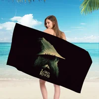 L-Lord Of The R-Ring Beach Towel Colorful Bath Towels For Girl Microfiber Quick Dry Custom Sand Free Beach Yoga Spa Gym Pool 1