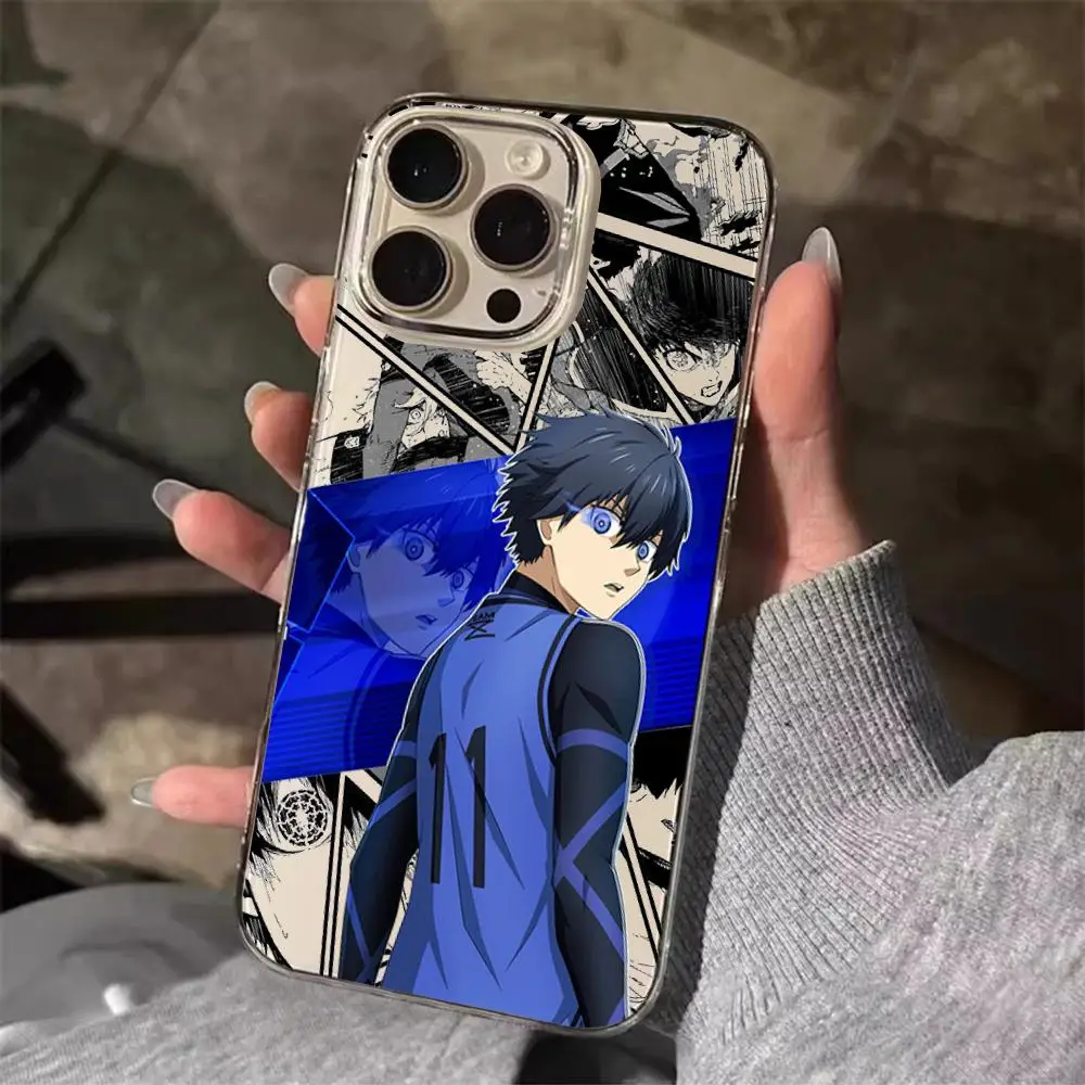 Blue Lock X Yoichi Isagi Cool Anime Transparent Phone Case
