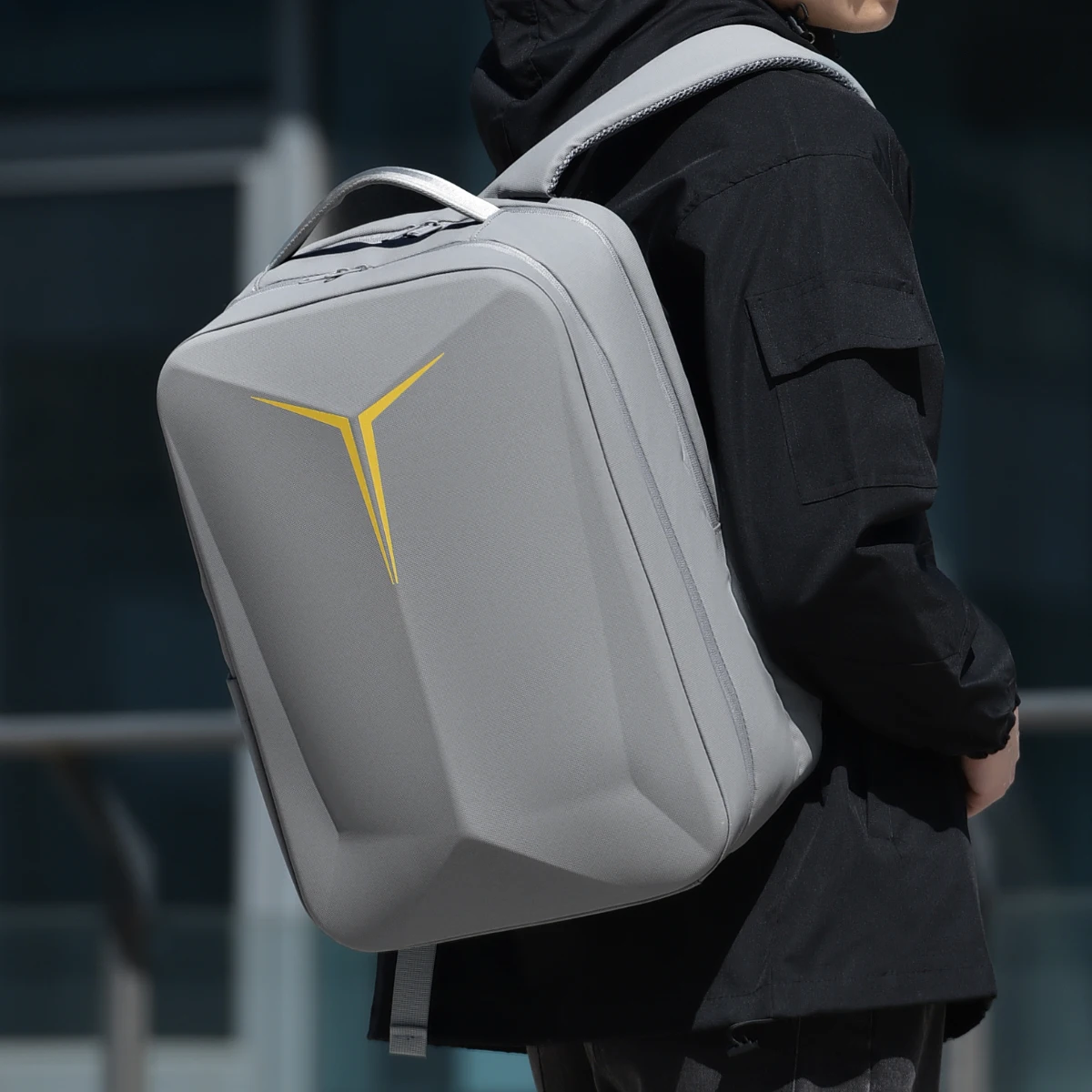Backpack Hard Shell E-Sports Backpack Cross-Border Fashion School Bag Laptop Bag Business Travel 18inch Computer Bag Commuting Business Travel Bag