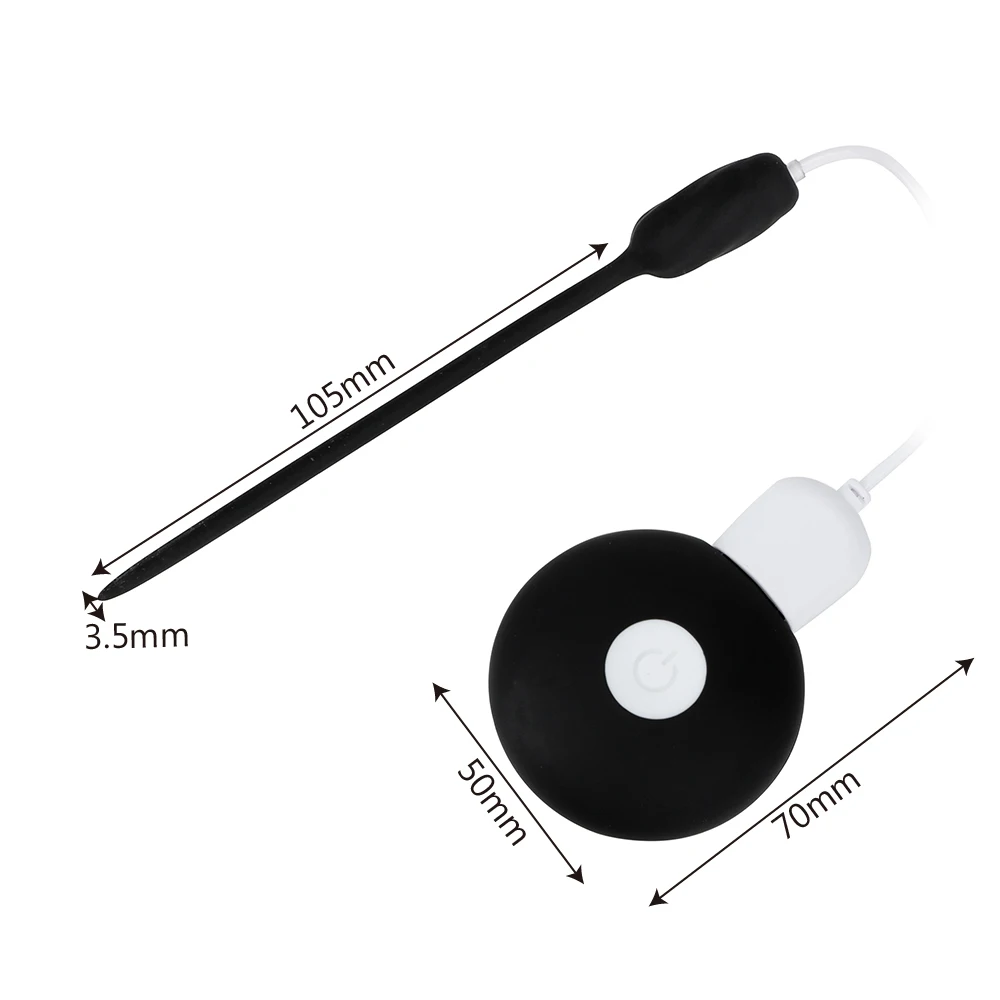 IKOKY Catheter 20 Frequency Adult Products Urethral Dilators Penis Plug Vibrator Urethral Plug Sex Toys for Men Gay