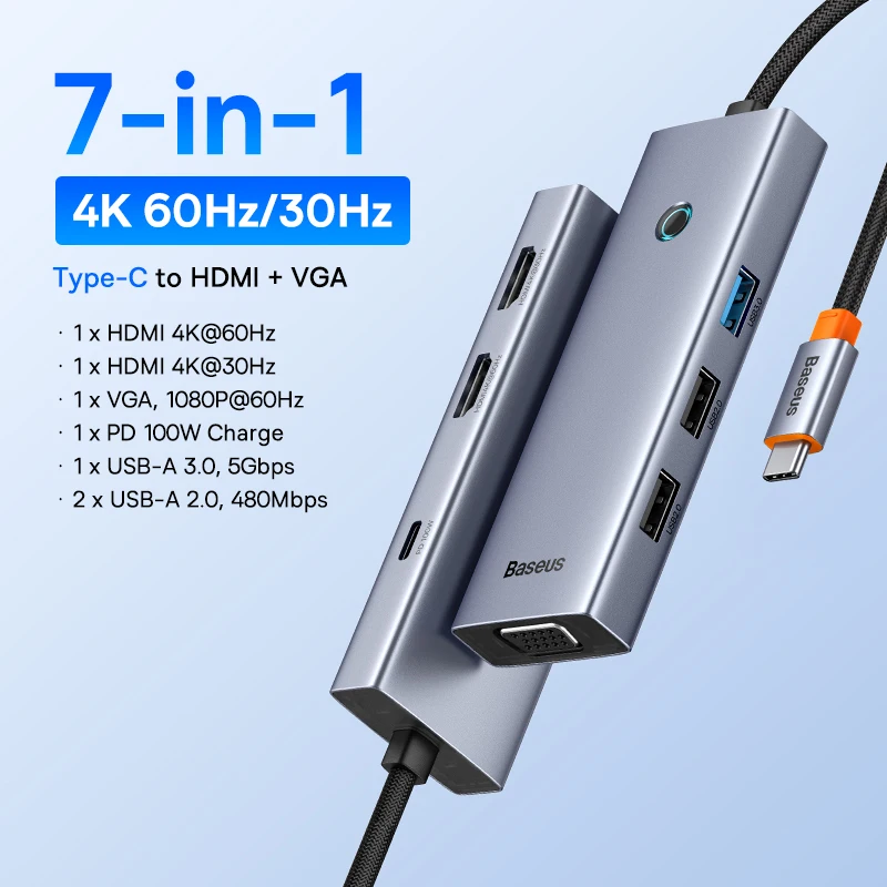 C para HDMI, 13-em-1, DP, 4K, 60Hz,