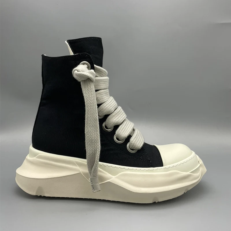 Unisex Jumbo Laces High-top Sneakers | true deals club – true-deals-club