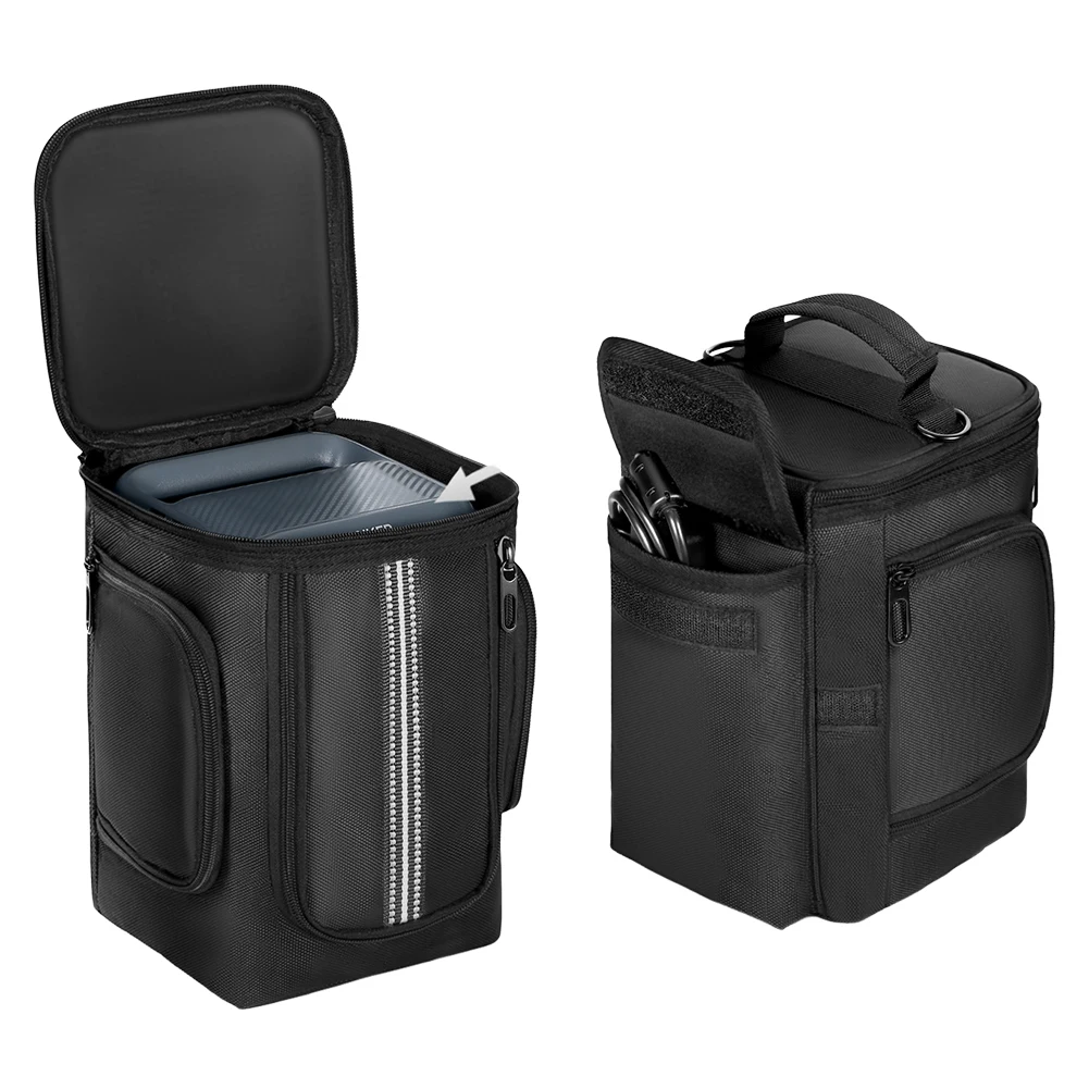 Carrying Case for Anker C300/Anker C300DC Portable Power Station Storage Case Travel Storage Bag with Shoulder Strap & Handle