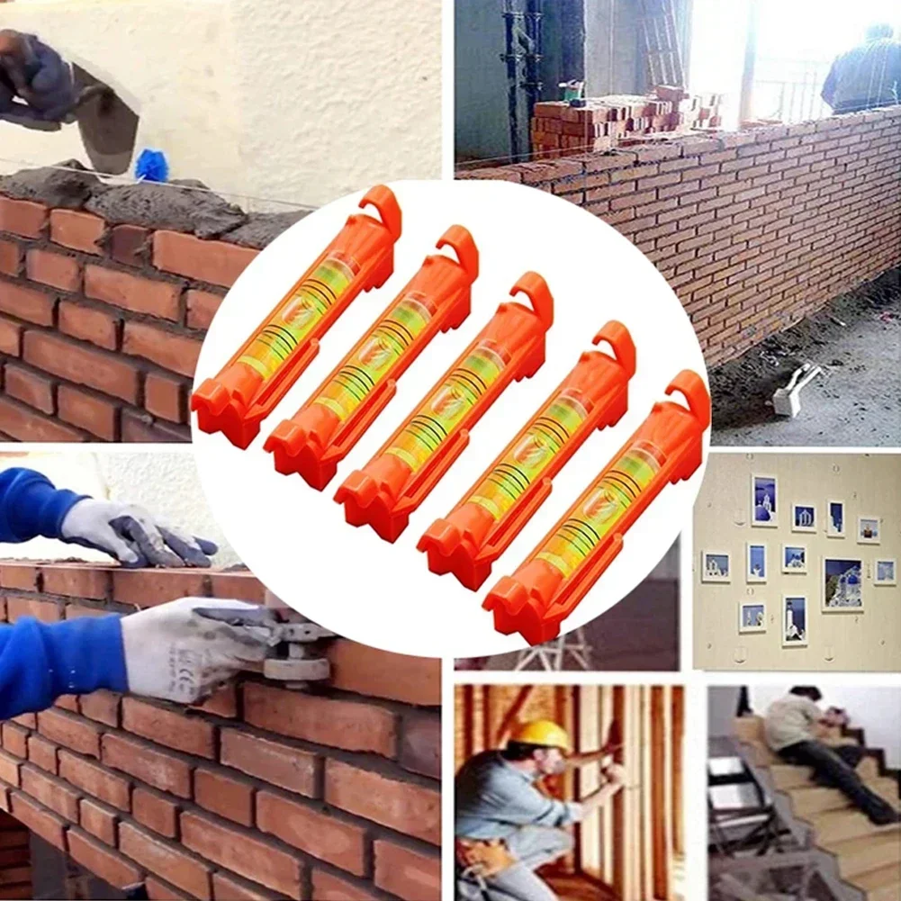 Line Hanging Bubble Level Gradienter 2/5pcs For Building Construction String Level Mini Horizontal Bubble Levels Tools