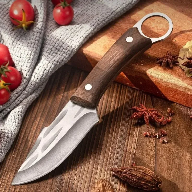 Boning Knife Chef Meat Cleaver Stainless Steel Cutting Knives Fruit Meat Peeling & Cutting Tools