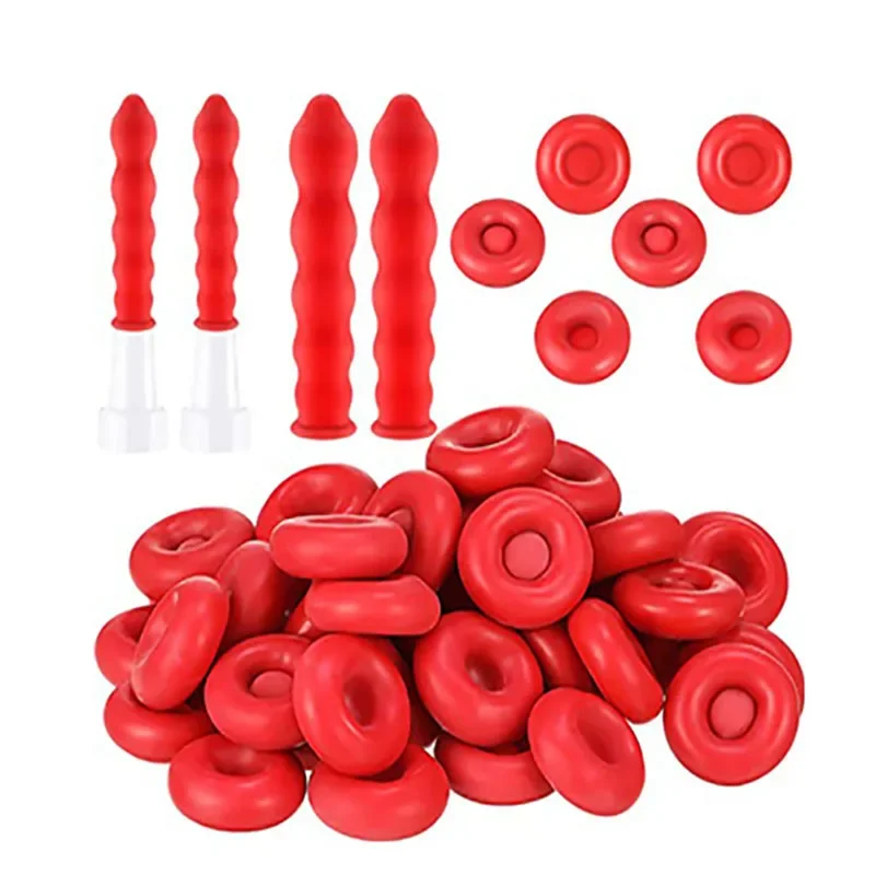 

10/20pcs Caulking Gun Nozzles Cap Red Caulk Saving Caulk Saver Tube Covers for Sealing Preserving Finishing Construction Tools