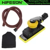 HIFESON 98A 70x198mm Air Sander Pneumatic Orbital Sander Polishing Vacuum Rectangular Sanding Machine For Metal Car Polishing 1