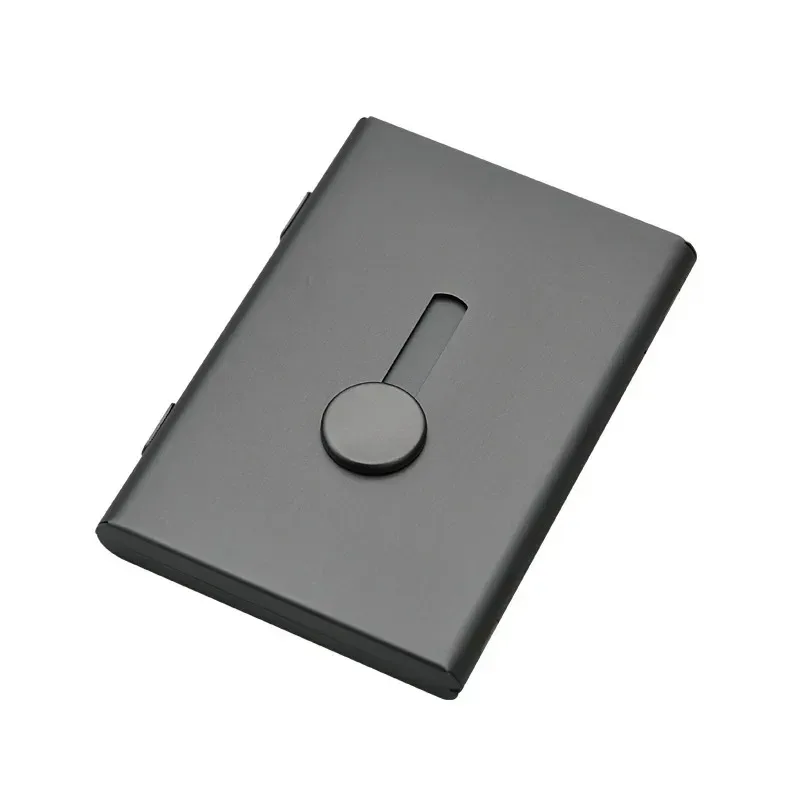 Sleek Slide-Out Business Card & Credit Card Holder