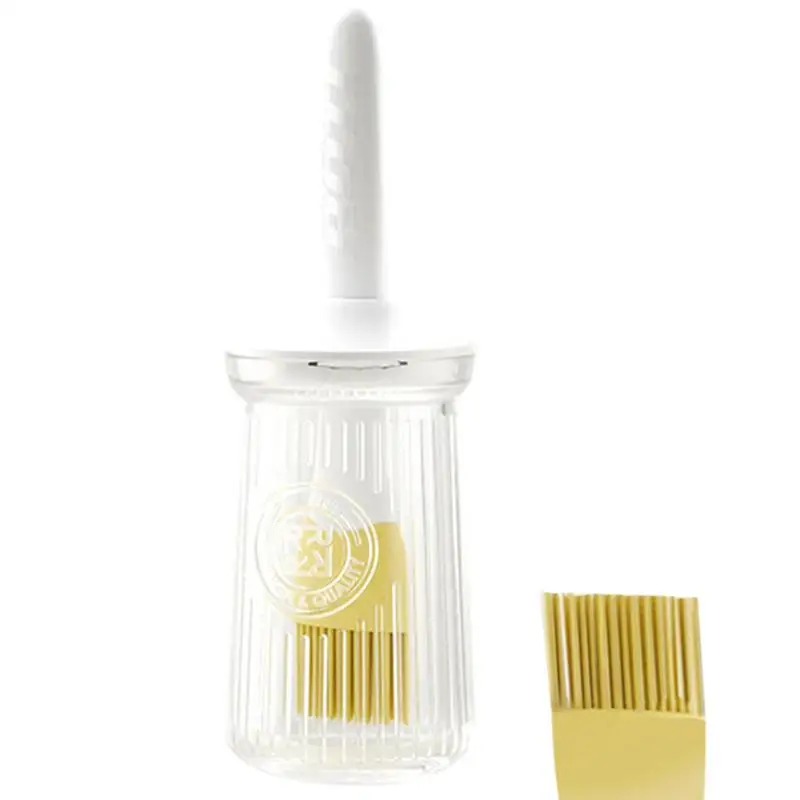 Oil Bottle Brush Set Food Brush For Basting 200ml Oil Spread Butter Sauce Marinades For BBQ Grill Baking Kitchen