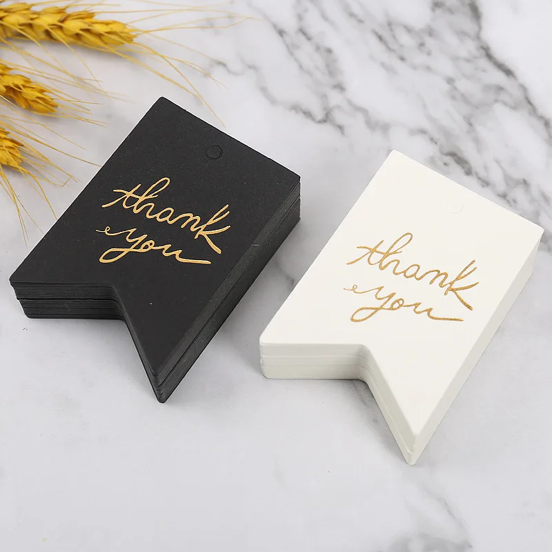 50Pcs 4.5X6.5cm 골드 호 일 생일 웨딩 파티 어머니의 날 선물 노트 카드..