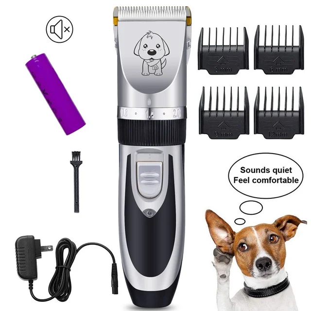 clean pet silent dog clippers
