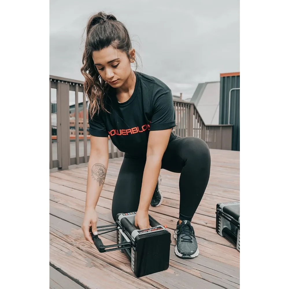 Elite EXP Adjustable Dumbbells, Sold in Pairs, Stage 1, 5-50 lb. Dumbbells, Durable Steel Build, Innovative Workout Equipment