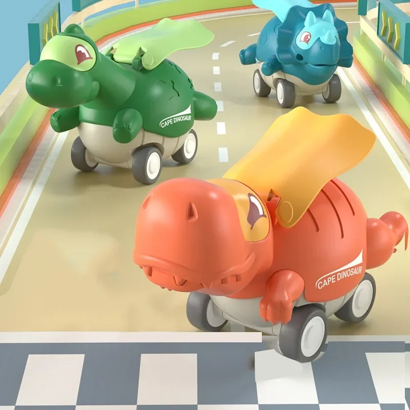 

Car toys Vehicle Pressing Liding Cape Dinosaur Car Boys Children's toys Kids Car Drop Baby Toy Gifts Vehicle Plastic Girl