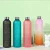 Gradient Sports Water Bottle with Measurements, Leak-Proof, Portable, Narrow Mouth, Sealable, BPA-Free PC Material - For Fitness 2