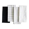 1Pc 40x60cm Plaid Striped Tea Towel Cotton Dinner Placemat Kitchen Dish Cloth Absorbent Table Napkin 4