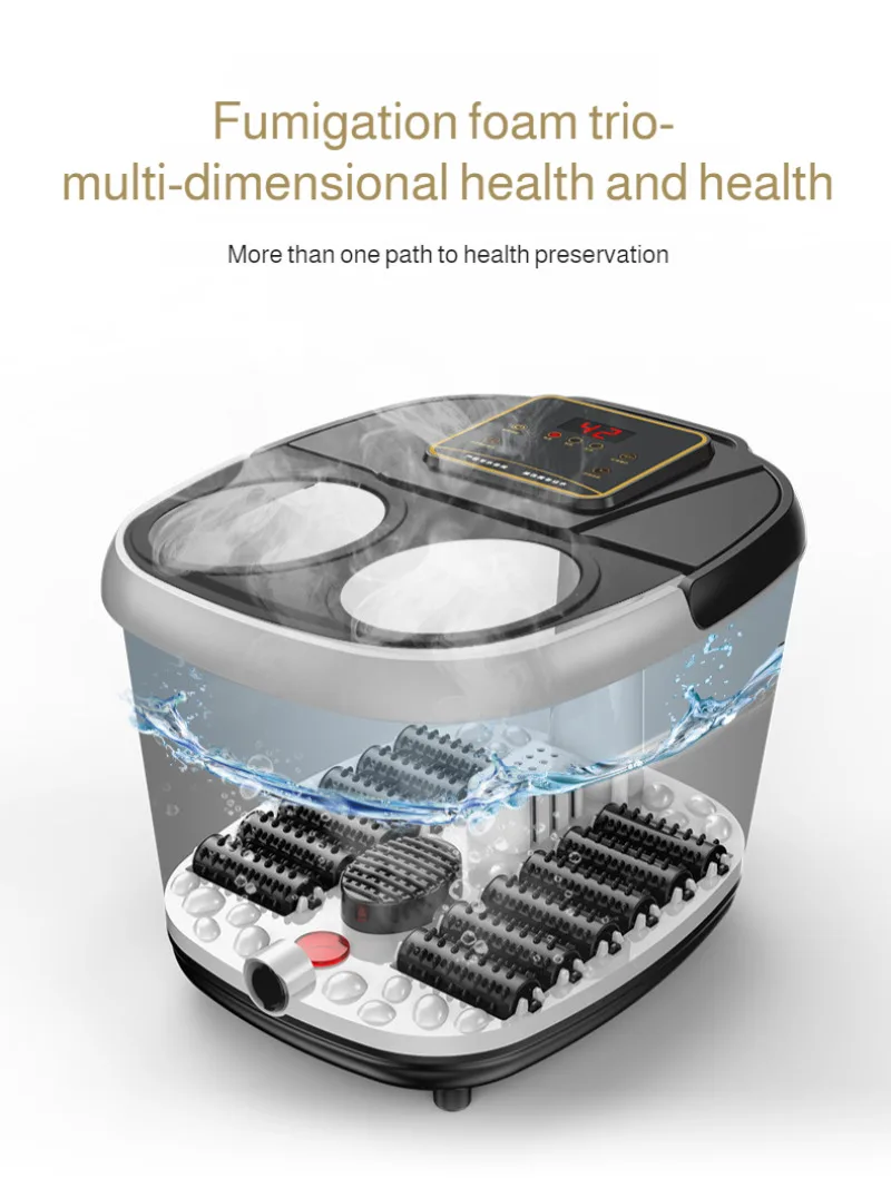 Automatic Heating Foot Bath Household Fully Automatic Massage Knee-pad Constant Temperature