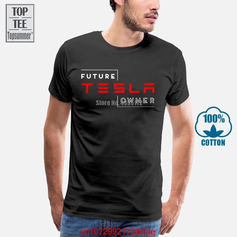 Future Tesla Owner Model S X 3 Electric Car Ev Musk Elon Motors Fan Tshirt