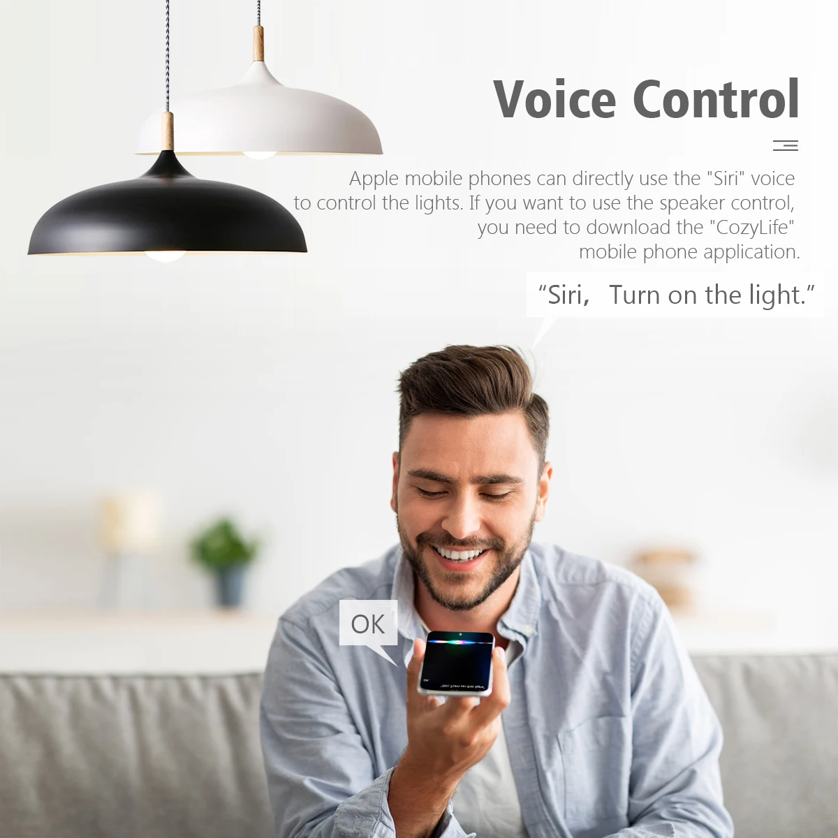 MFi Certified Homekit LED Smart WiFi Light Bulb Siri Voice APP Control RGBCW Night Lamp For Apple HomeKit App Alexa Google Home smart led light bulbs