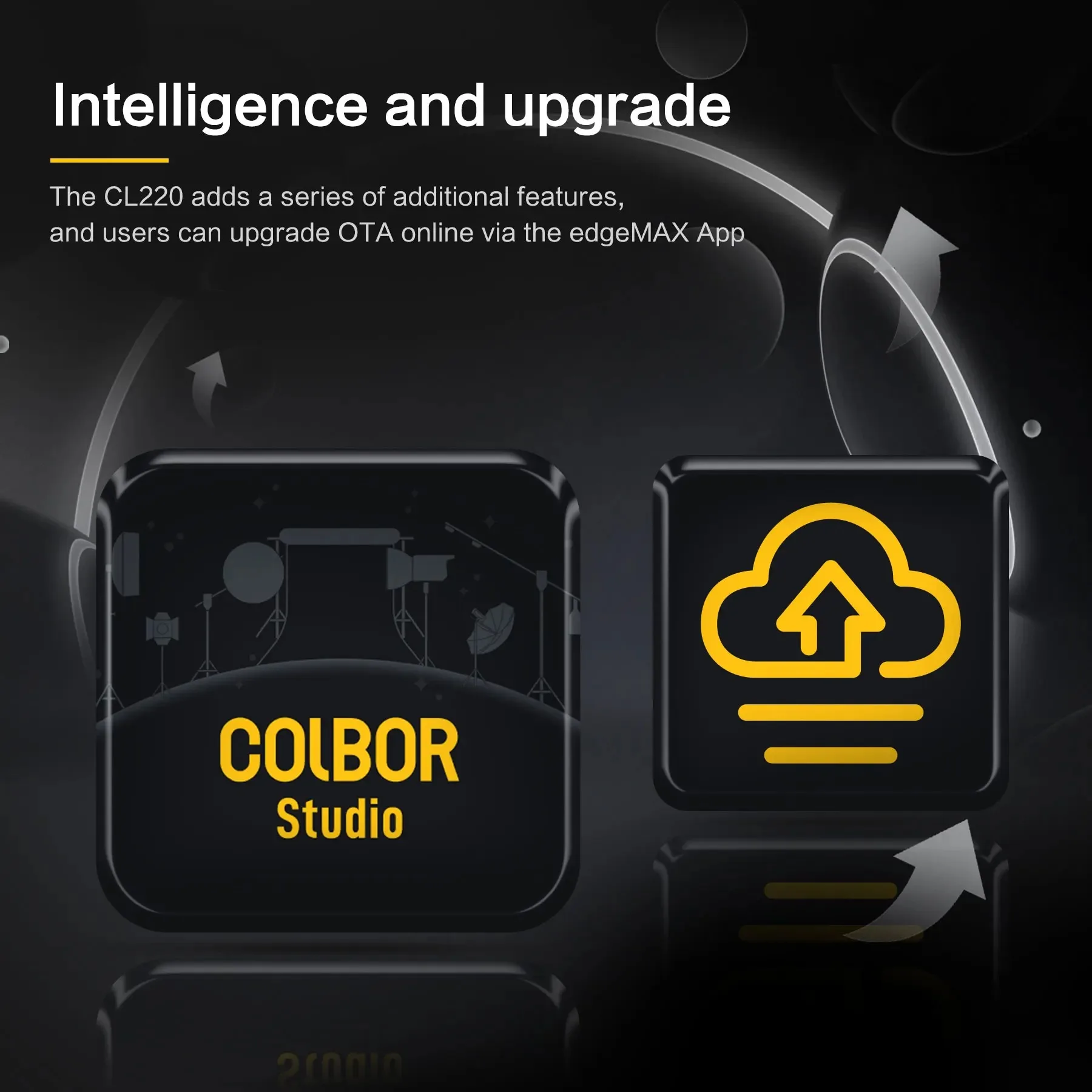 COLBOR CL220 CL220R CL220M 250W LED Video Light 2700-6500K CRI97+ COB Studio Light for Film Live Video Studio Photography