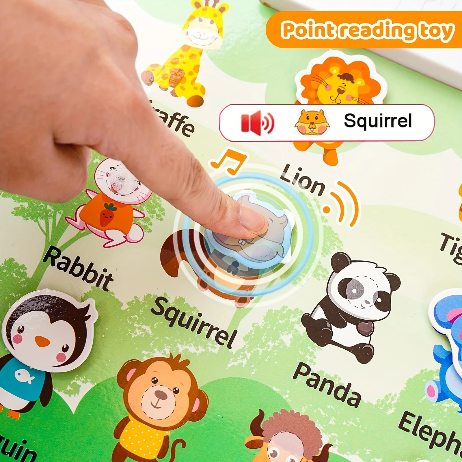 3-IN-1 Preschool Talking Book, Pattern Matching, Point Reading, Erasable Drawing Board, Comprehensive Learning Toy 3-6 Years 5
