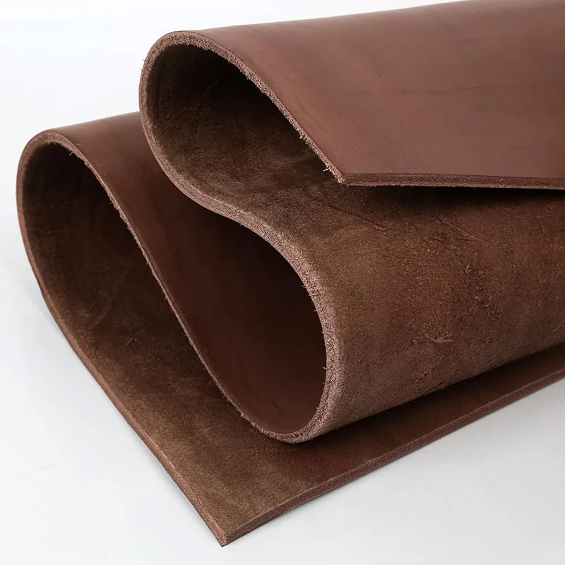 Cow Leather Belt Shoes Outsole Industrial Gasket Leather Crafts leather fabric leather material 4mm Thickness