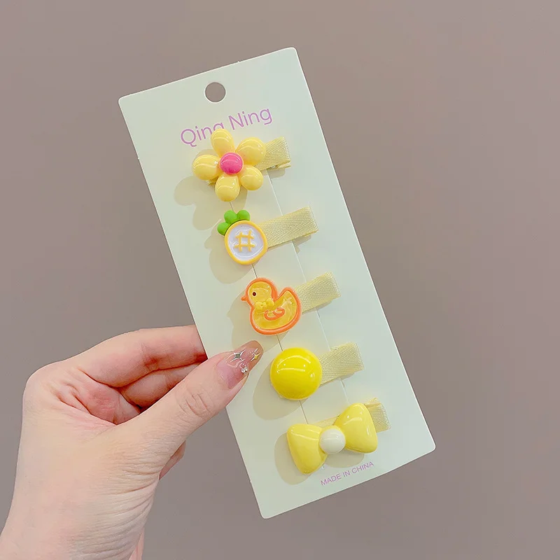 10 Pièces Pince À Cheveux Snap Barettes Accessoires De Cheveux Pour