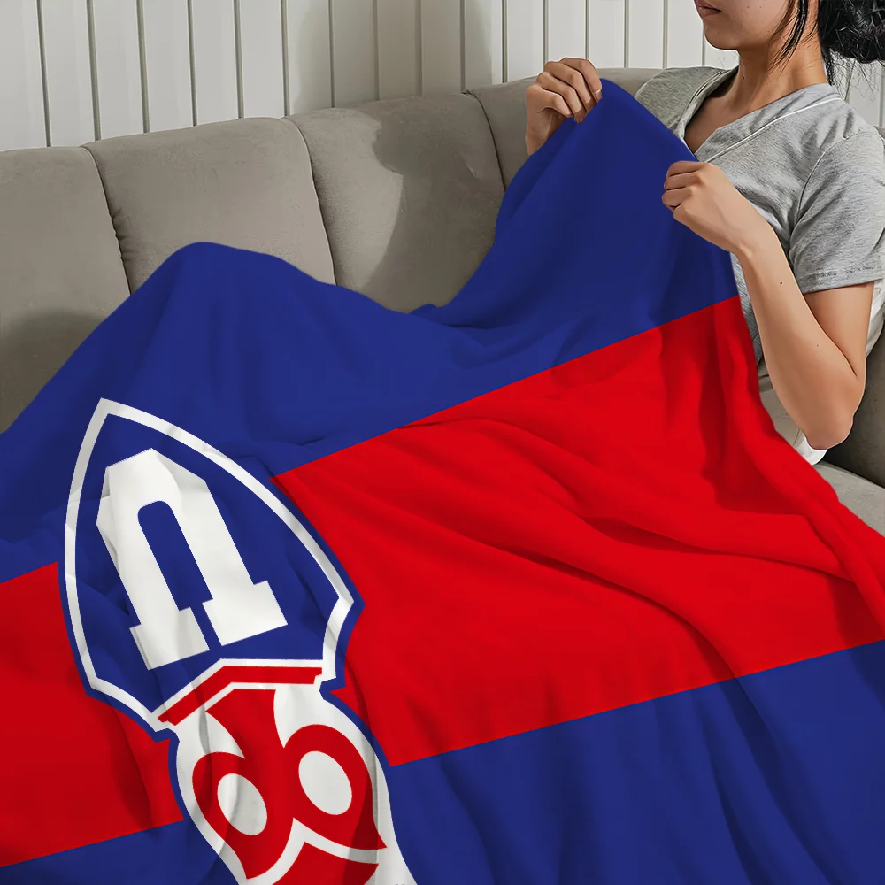 Football C-Chile LOGO U-University Blanket Travel And Gift Comfort Warm Soft Plush Suitable For Sofa Living Room Office Bedroom 6