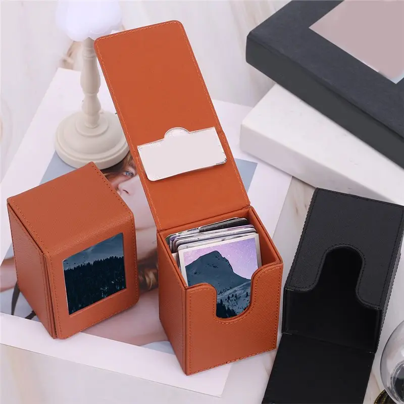 B24B Fujifilm Instax Mini 12 11용 인스턴트 필름 사진 보관함-3인치 미니 필름 프레임 사진 디스플레이 케이스 카메라