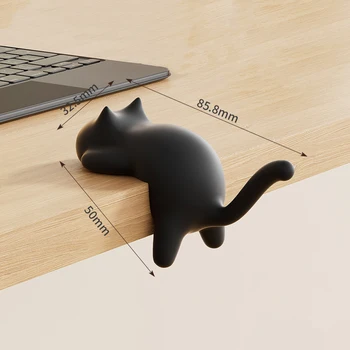 Crochets décoratifs pour porte-clés chat crochet porte-clés accessoire de bureau support de rangement pour clés bureau crochets de rangement décor de chambre 1