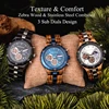 BOBO BIRD Men's Watches Wood & Stainless Steel Combined Wristwatch Chronograph Auto-Date Clock With Gift Box 2