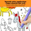 Children's Drawing Roll Sticky Color Filling Paper Graffiti Scroll Coloring Paper Roll For Kids DIY Painting Educational Toys 3