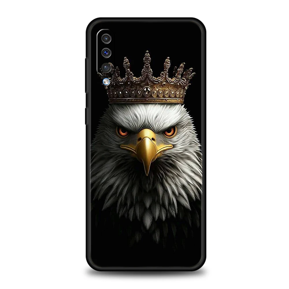 Handyhülle für Samsung Galaxy A16/A34/A24/A22/A12/A54/A52/A02/A03/A06/A70/A50/A10/A20/5G Weiche TPU-Hülle Eagle Hawk Bird Animal – Detail 4