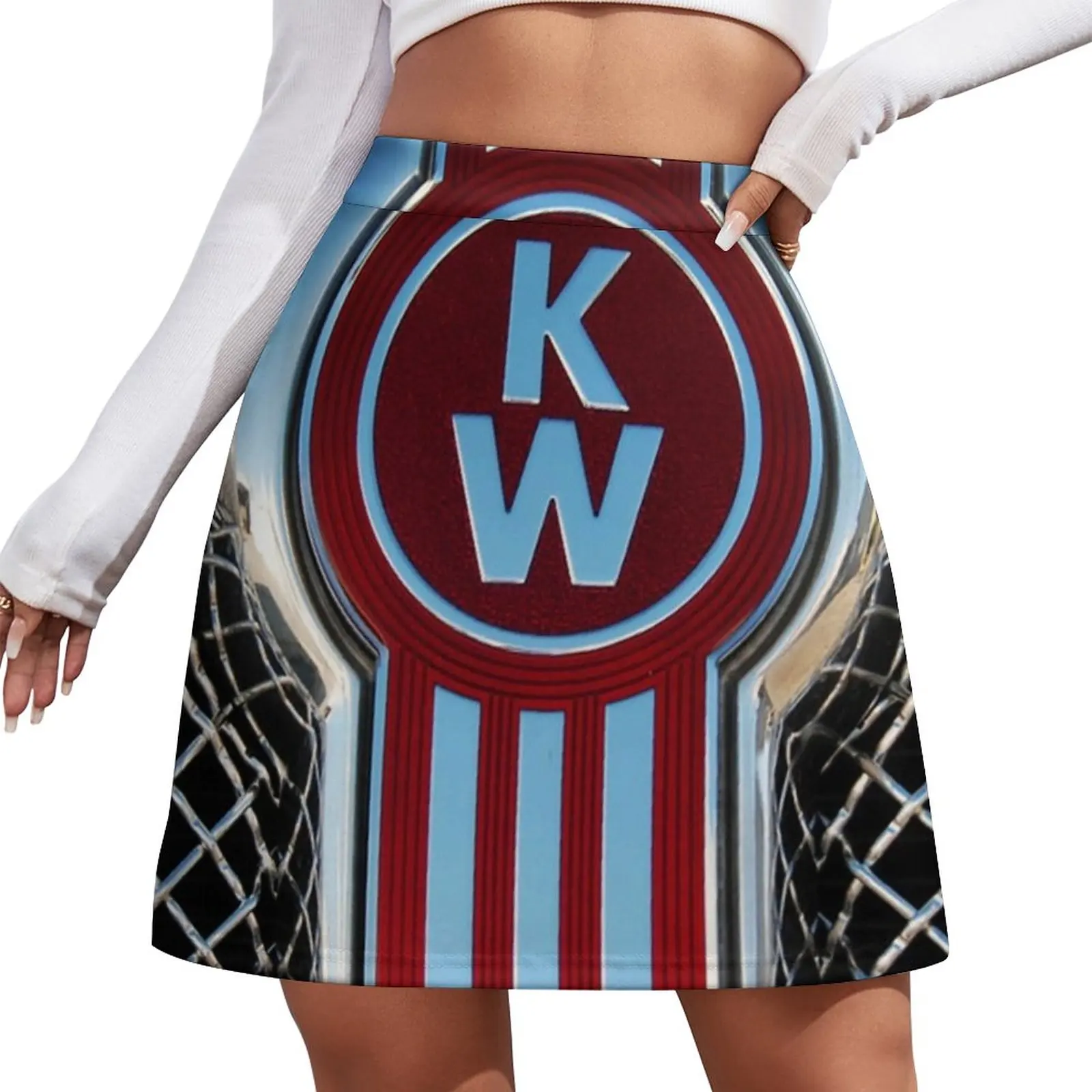 

Мини юбка-шорты Kenworth с эмблемами