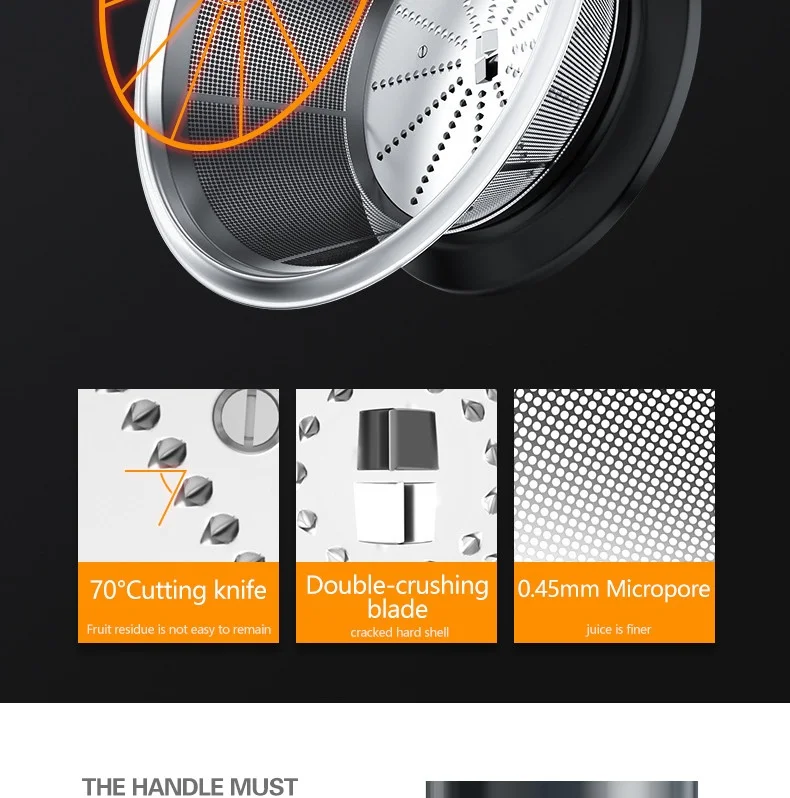 Centrifugal Juicer For Fruit And Vegetables Stainless Steel_voghion.com