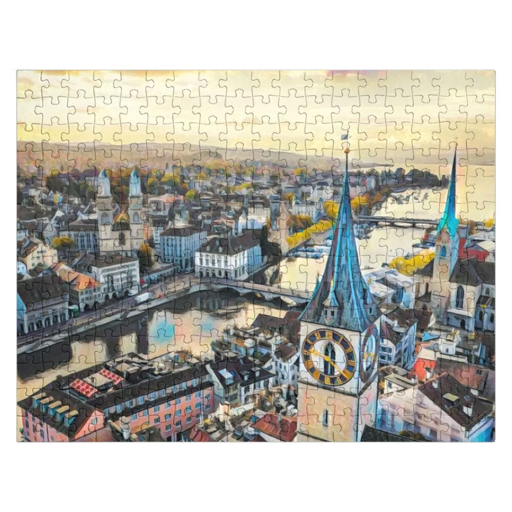 

Zurich Jigsaw Puzzle Custom Wooden Puzzle Personalized Kids Gifts