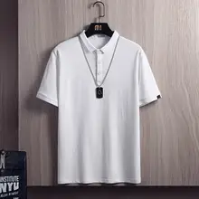 

Fitness Polo Shirts For Men New Men's t-shirt Hip Hop Men's Clothing White Designer Clothes Male Polo ralph lauren Men's T-Shir
