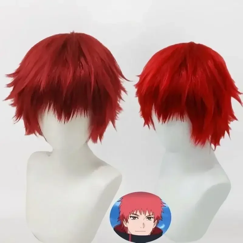 Naruto Sasori Short Straight Wig Cosplay