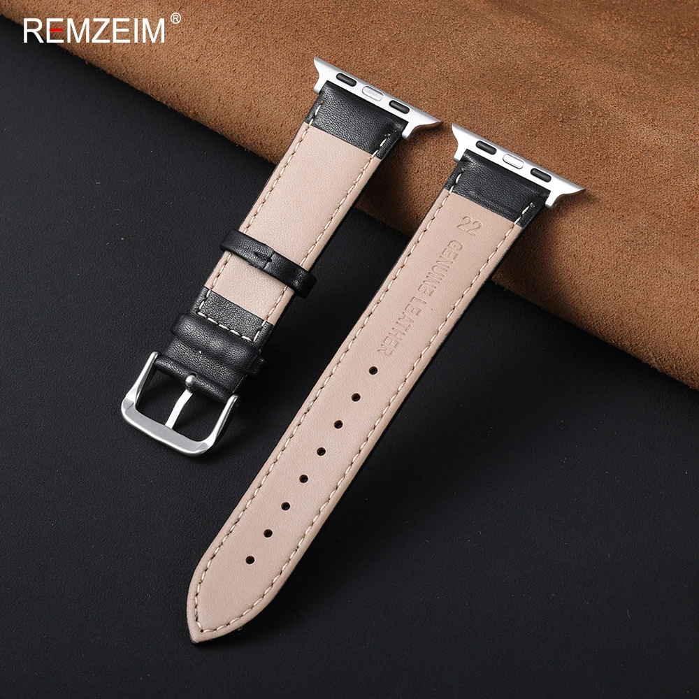 Premium Leather Watch Strap - Elegant and Versatile Sport Bracelet