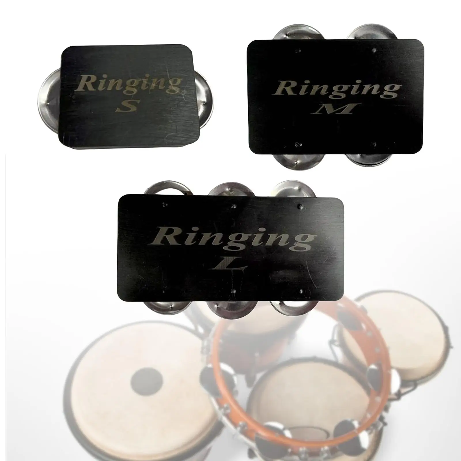 Finger Tambourine Mini Rhythm Educational Musical Hand Instrument Handheld Percussion Kids Band Cajons Hand Drums Guitarists