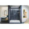 Semi-Frameless Sliding Shower Door, Clear Glass in Chrome Product Dimensions ‎1 x 54 x 72 inches 105.82 Pounds 2