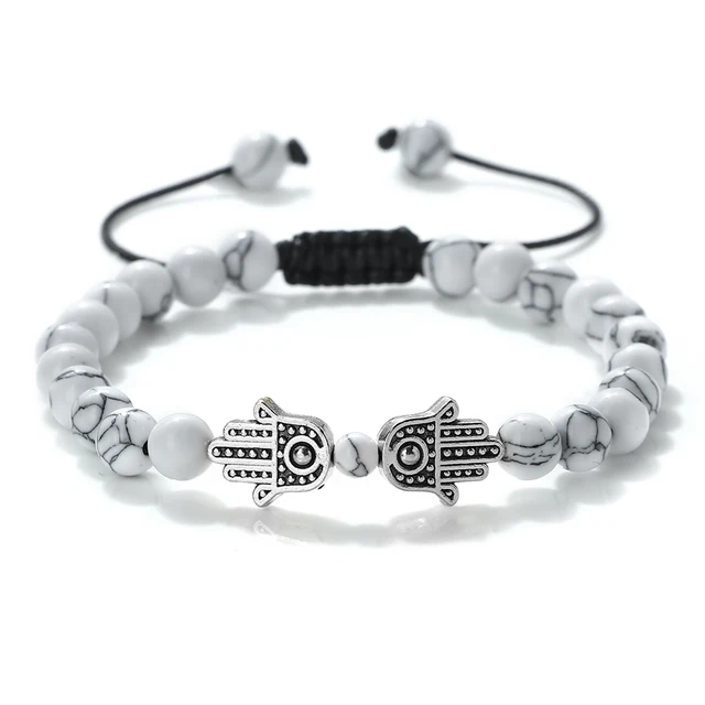 97679-7325e7.jpg Bracelets en malachite naturelle de 6 mm pour hommes, bracelets de poignet faits à la main, réglables, mode, pour femmes, bijoux de guérison énergétique Bouddha, cadeau pour couple