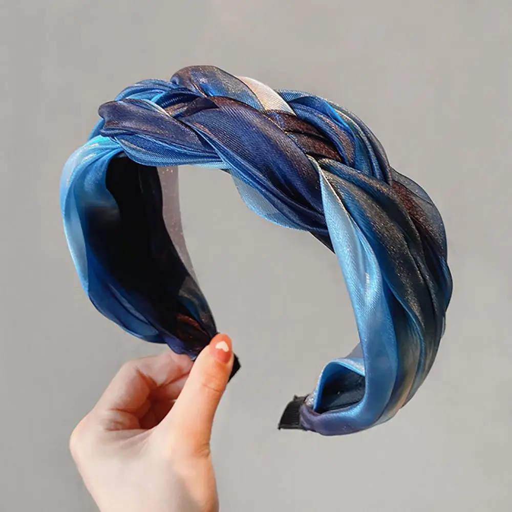 Female Headwear Wash Face Makeup Mesh Headdress Women Headband Hair Accessories Korean Style Headband Twisted Braid Hair Hoop 10 Sa4b10f4bbf374d90b0738a7ae3ba54f5C