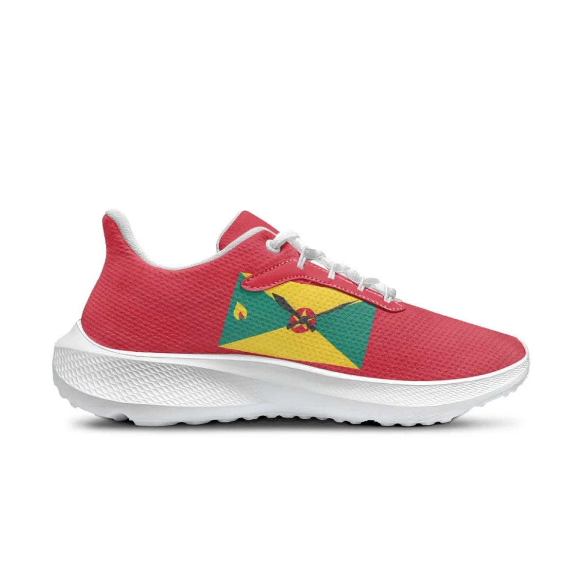 Walking Shoes Female Grenada Flag Printed Cozy Snekaers Women's Running Shoes Footwear Luxury Ladies Outdoor Sport Tennis Flats