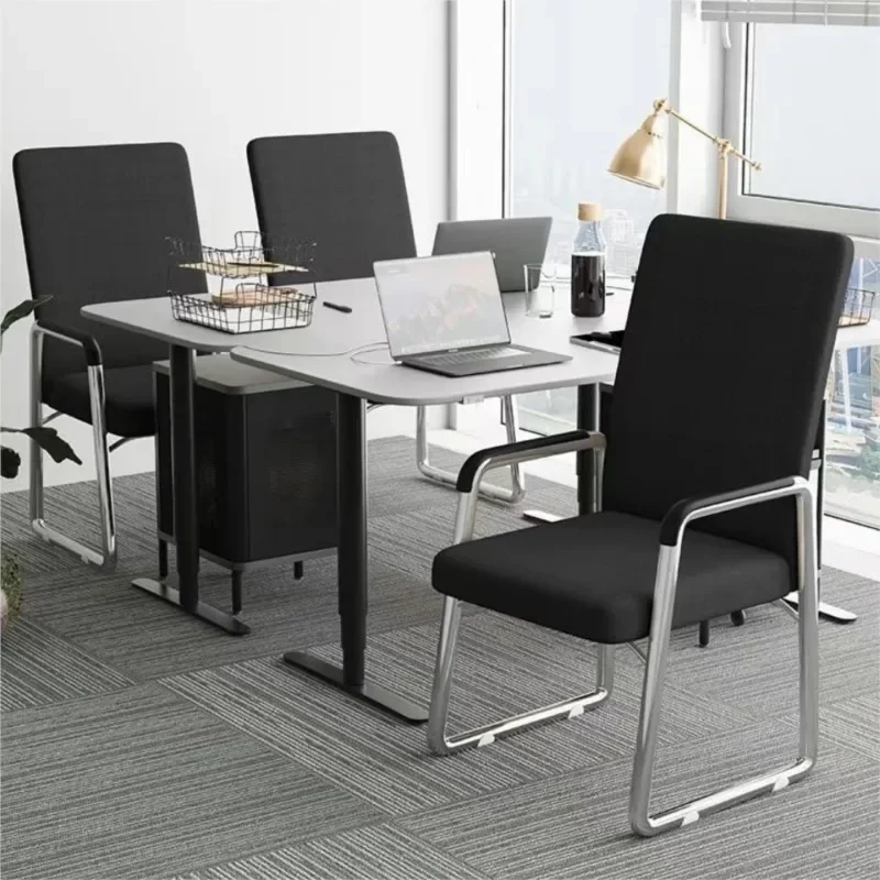 Office Chair Computer Chair, Comfortable Home Sitting Bow Chair,Student Dormitory Backrest Conference Staff Chair 1