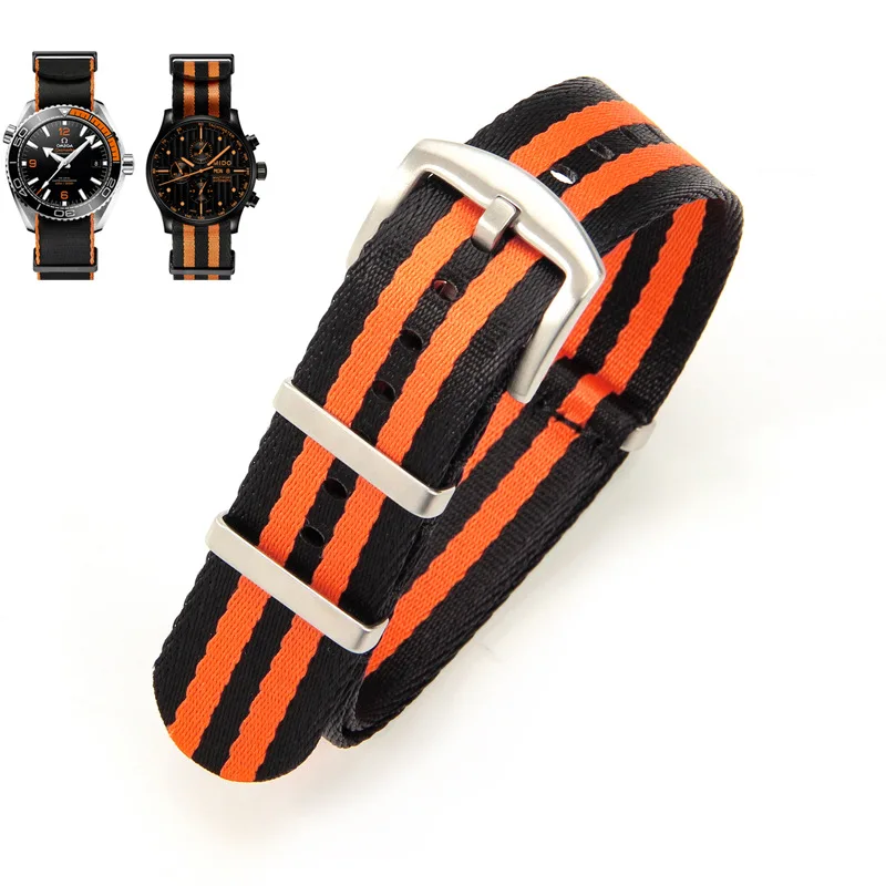 Premium Nylon NATO Strap - 20mm/22mm Army Sports Wristband