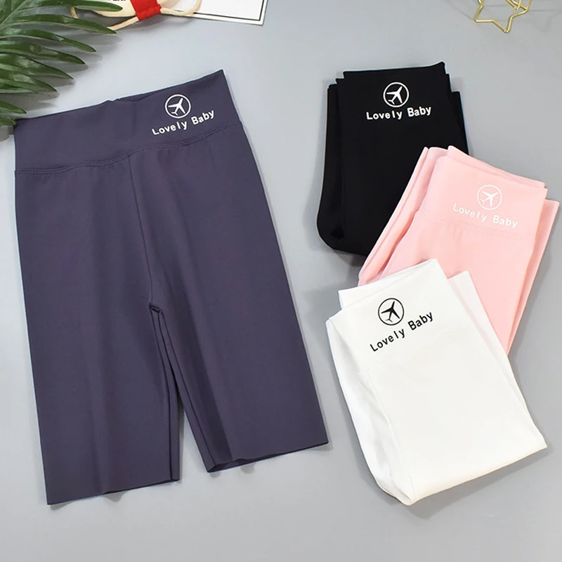Kids Shorts Kids Trousers 3-12years Girls Knee Length Kid Pants Summer Trousers Children's Shorts Teens Girl Bottom Leggings