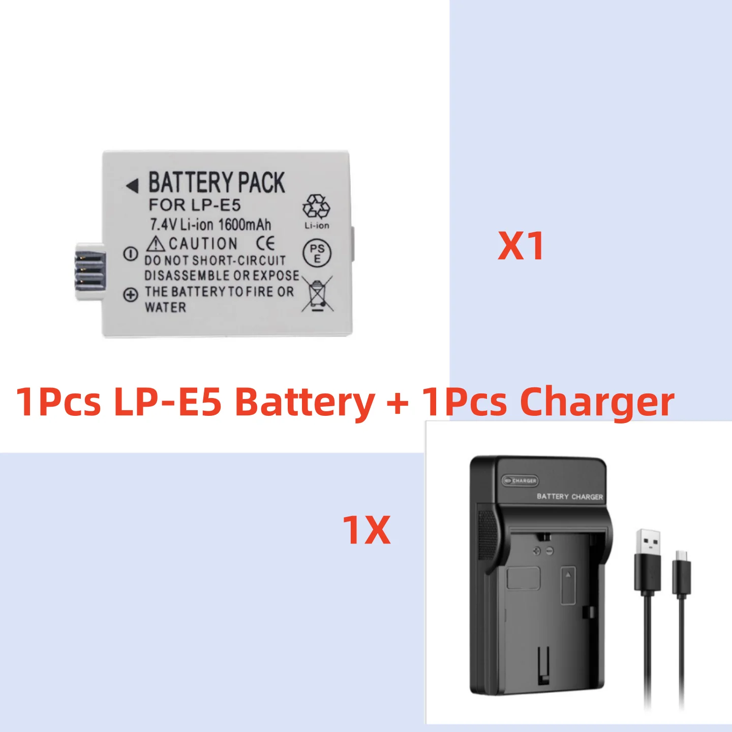 1 Battery 1 Charger