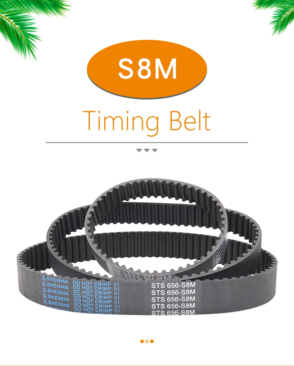 25 S8M-512mm para 8m, synchronous synchronous 520 528 552 560 576 belts, belts