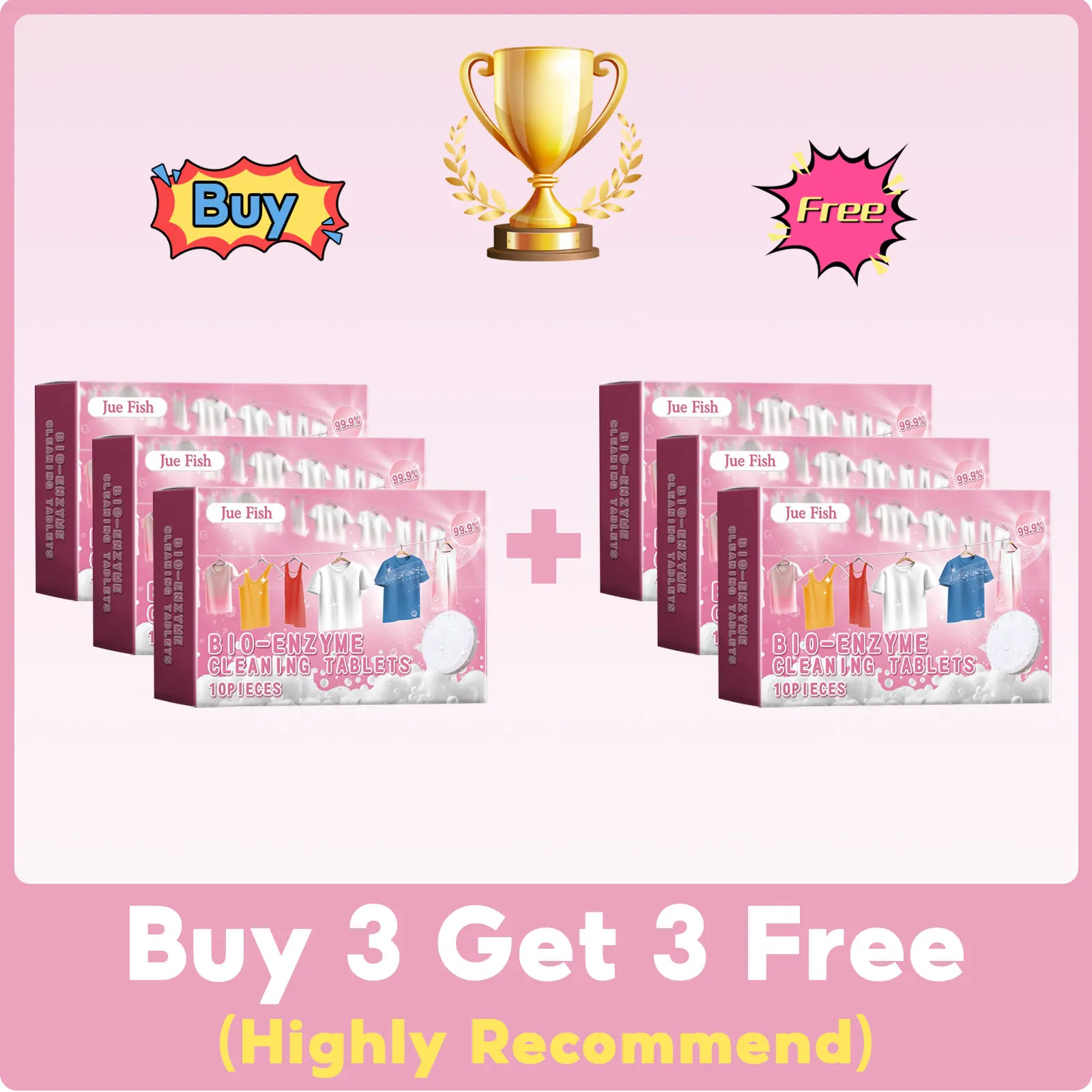 Clothes Cleaner Tablet Bio-Enzyme for Stubborn Grease Stain Removal Fabric Whitener Clothing Stains Remover